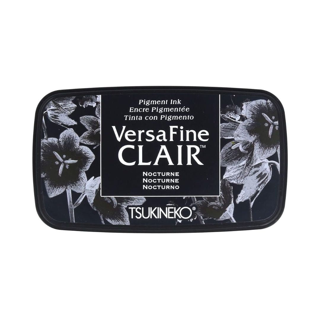 Tsukineko VersaFine Clair Ink Pad - Full Size, Lilac Bloom Color For Stamping & Crafts