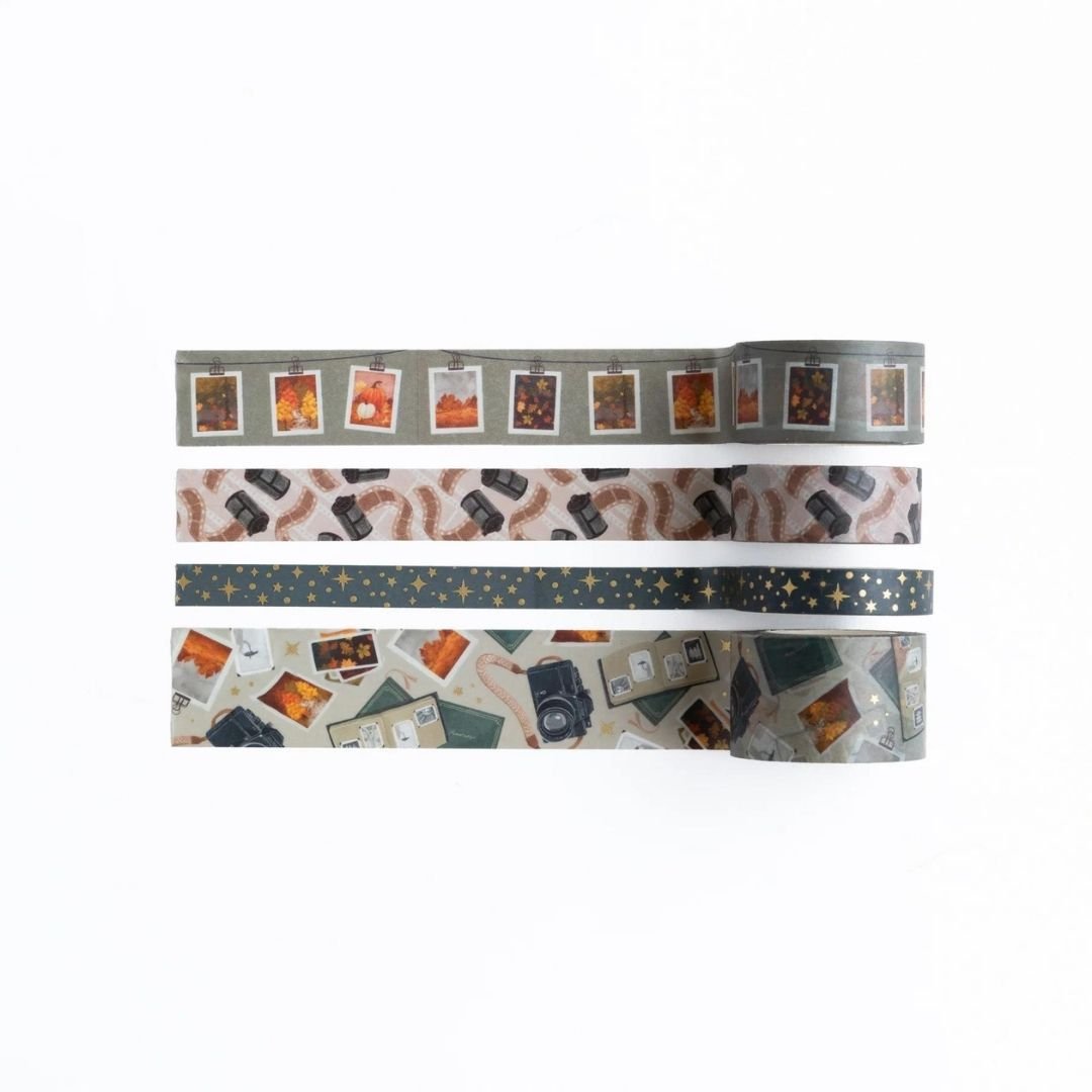 Vintage Camera Washi Tape Set - Archer & Olive - Archer & Olive - Under the Rowan Trees