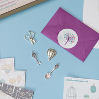 Vintage Charms - set of 8-Craft Supplies-Under the Rowan Trees-