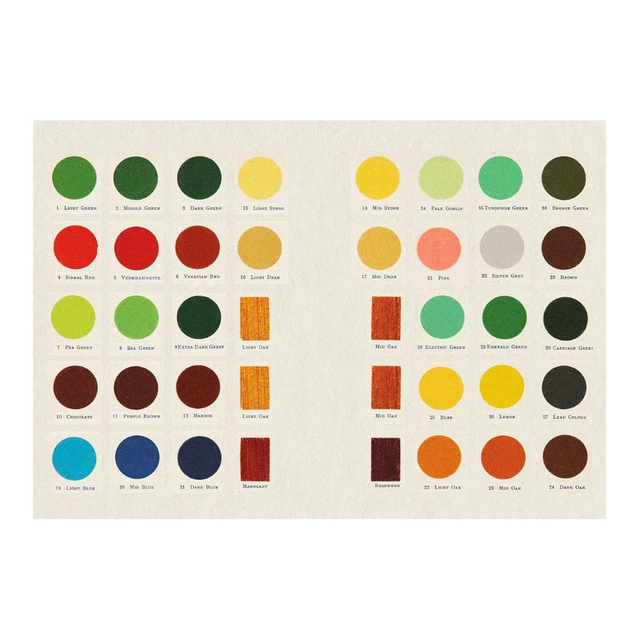 Vintage Colour Palettes - A Little Sticker Book - Skittledog