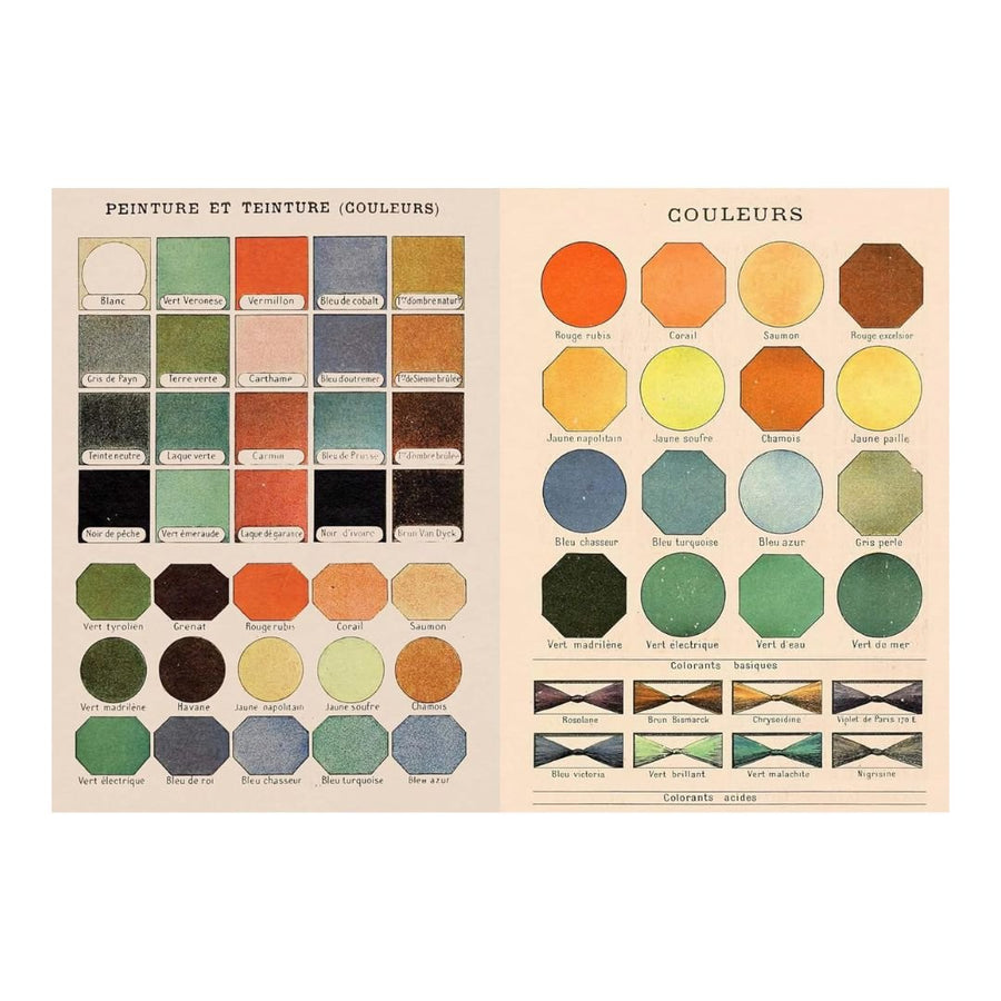 Vintage Colour Palettes - A Little Sticker Book - Skittledog