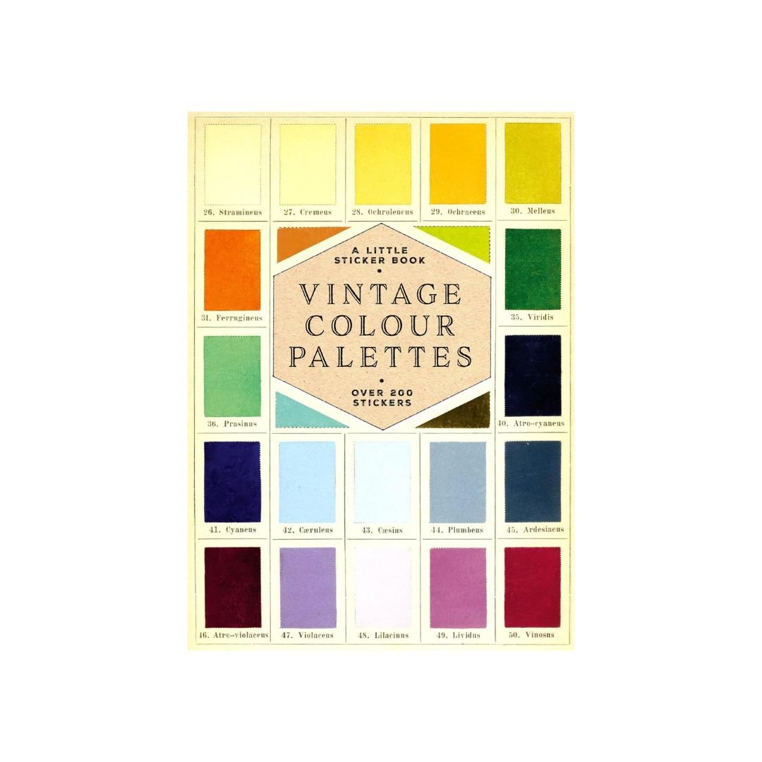 Vintage Colour Palettes - A Little Sticker Book - Skittledog