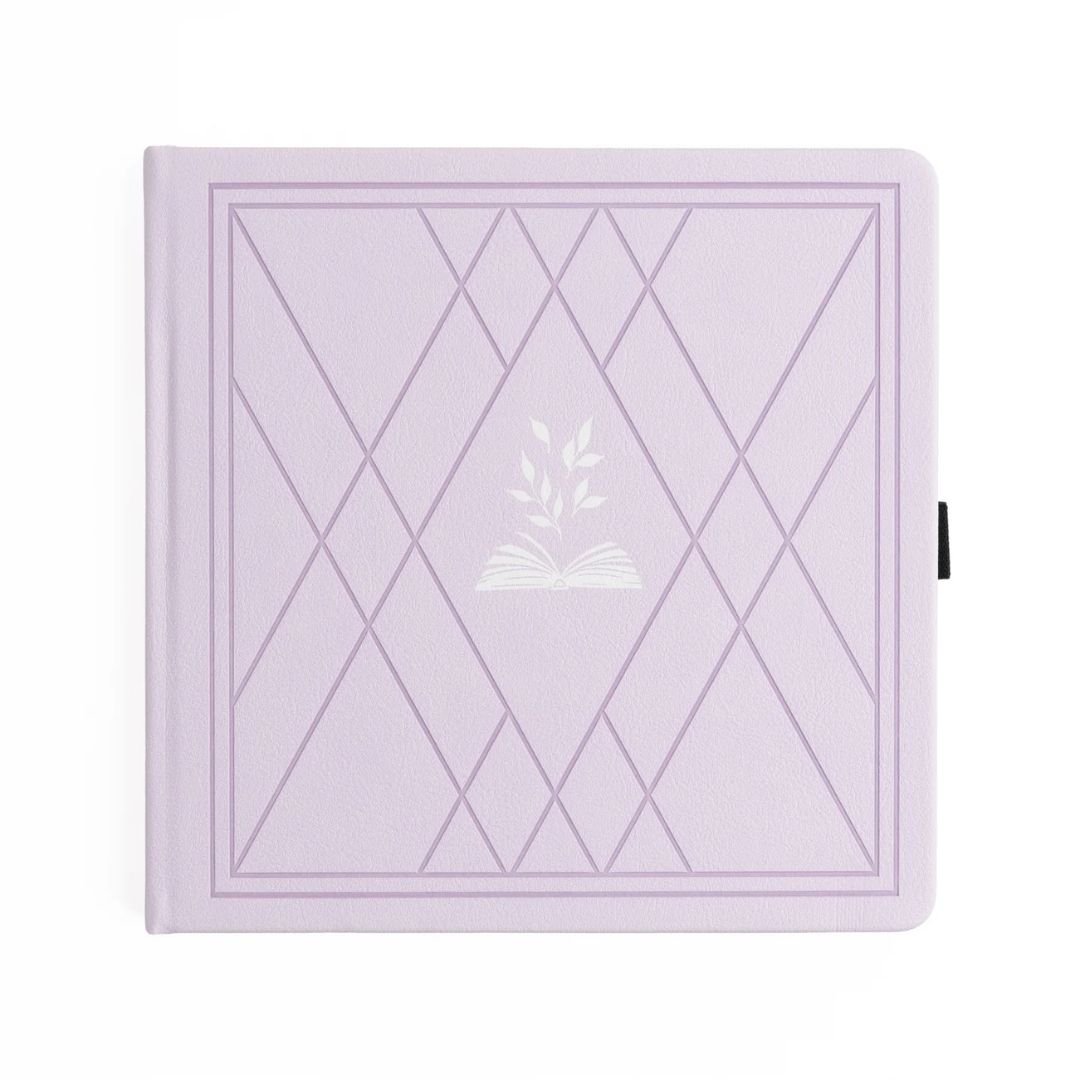 Vintage Library in Lilac Journal - Square - Archer & Olive