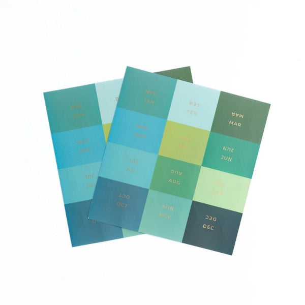 Vinyl Planner Tabs Greens & Blues-Page Markers-Archer & Olive-