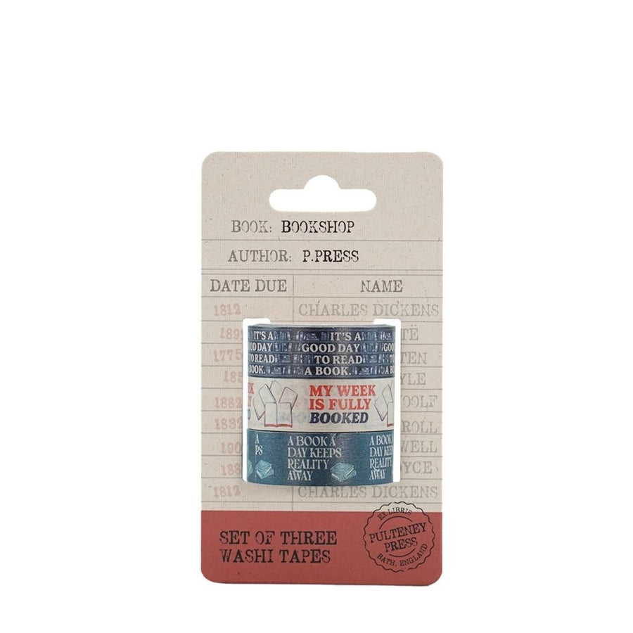 Washi Tape Set Pulteney Press Bookshop - Half Moon Bay