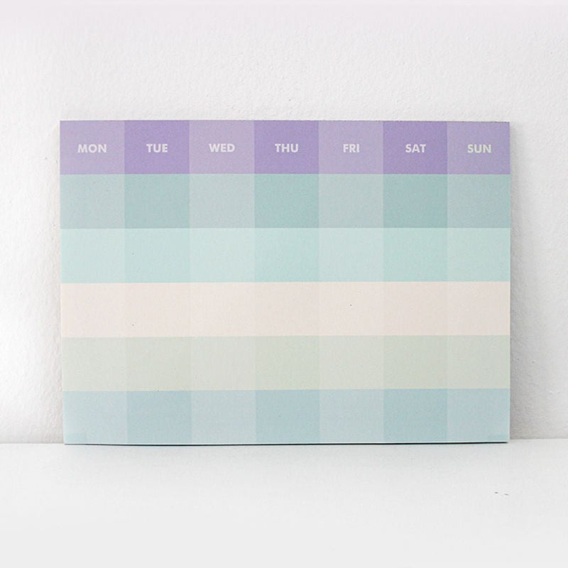 Monthly Deskpad - Paperways Palette-Notepads-Paperways-Water Lilies