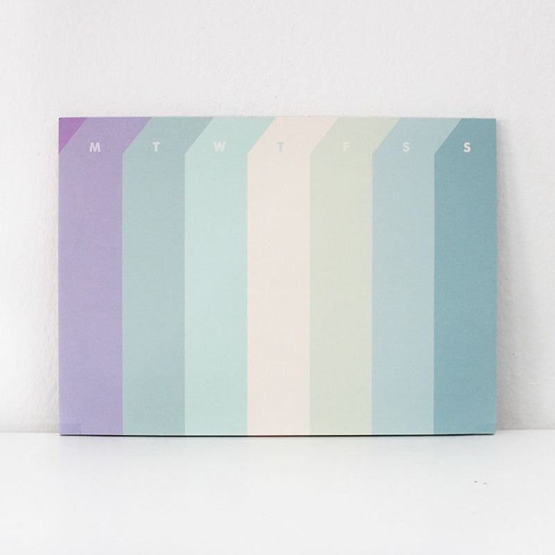 Weekly Deskpad - Paperways Palette-Notepads-Paperways-Water Lilies