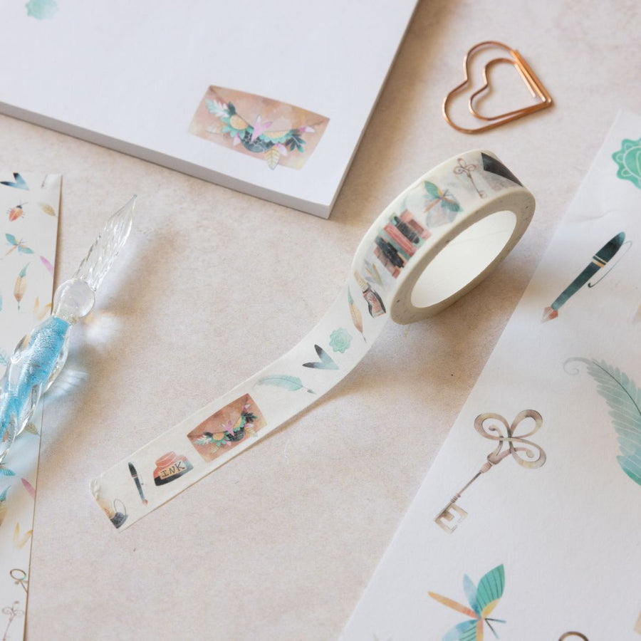 Watercolour Writer 15mm Washi Tape - Under the Rowan Trees