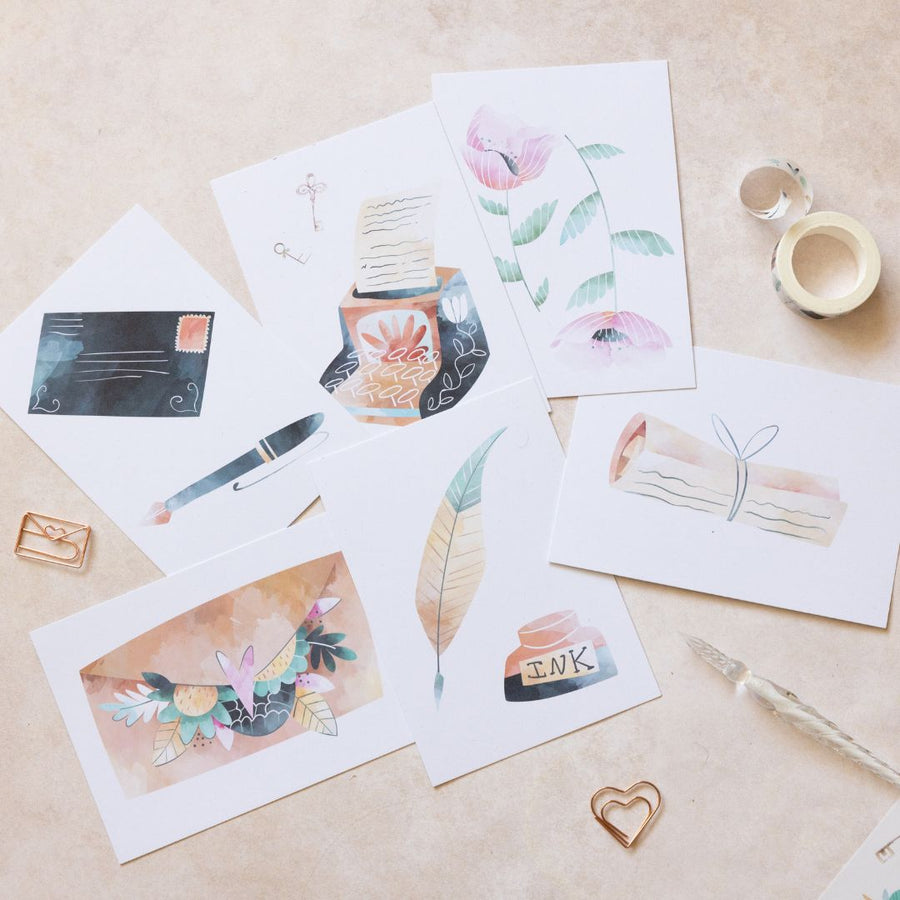 Watercolour Writer Rowan Berry Box - Under the Rowan Trees