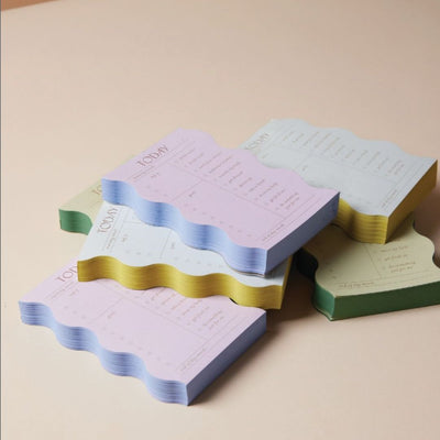 Wavy Daily Notepad-Notepads-Designworks Collective-Sage
