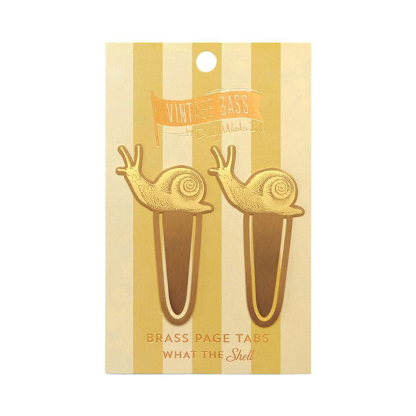 Brass Page Markers-Bookmarks-Designworks Collective-Snails