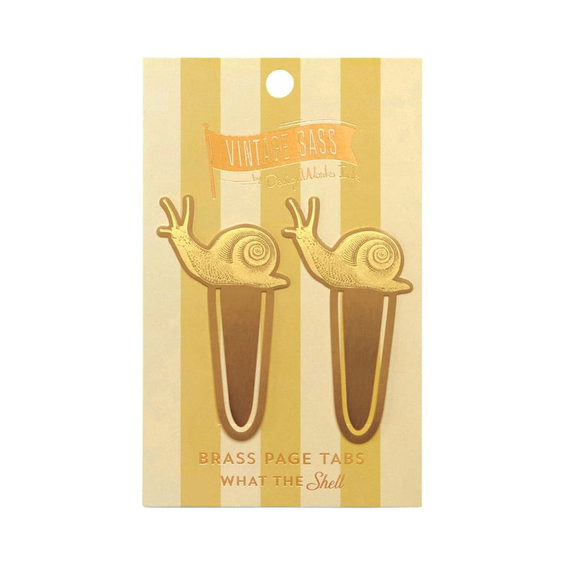 Brass Page Markers-Bookmarks-Designworks Collective-Snails