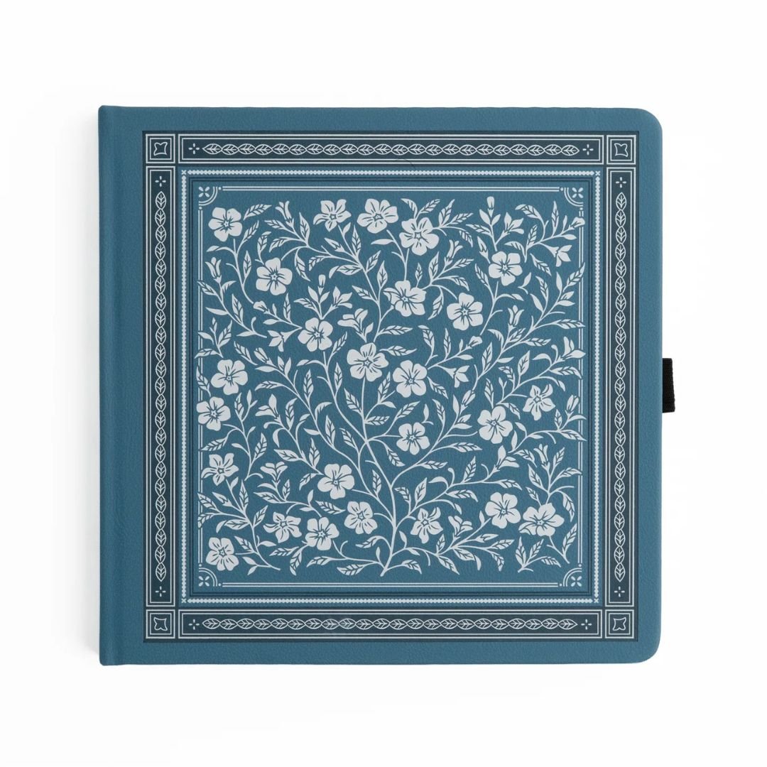 Wild Periwinkle Floral Journal - Archer & Olive - Square - Archer & Olive