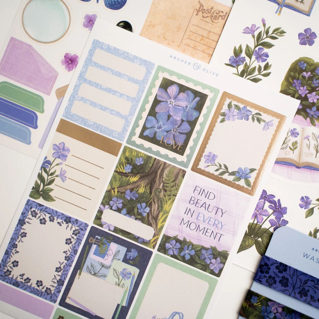 Wild Periwinkle Journal Kit Everyday Collection - Archer & Olive - Archer & Olive