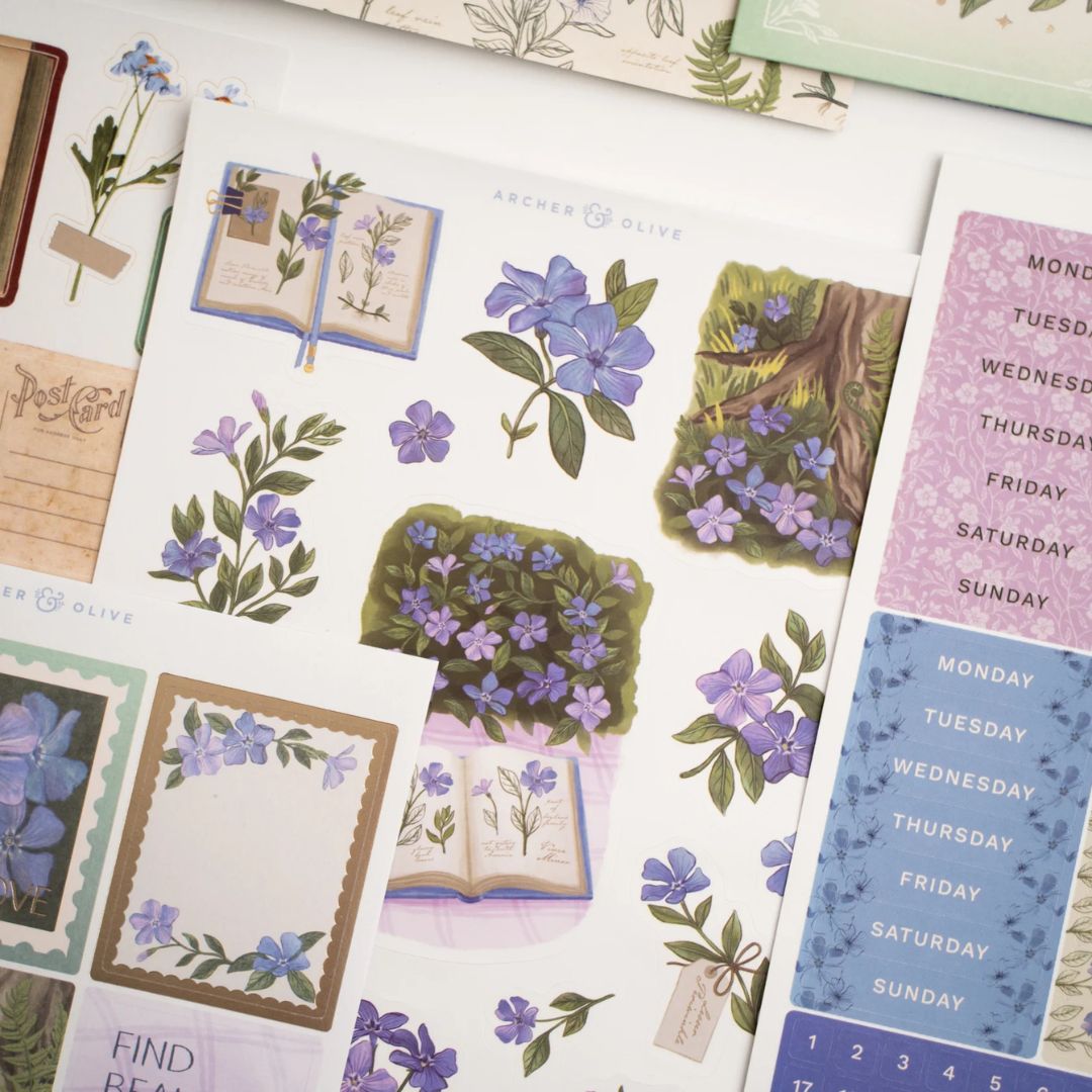 Wild Periwinkle Journal Kit Everyday Collection - Archer & Olive - Archer & Olive