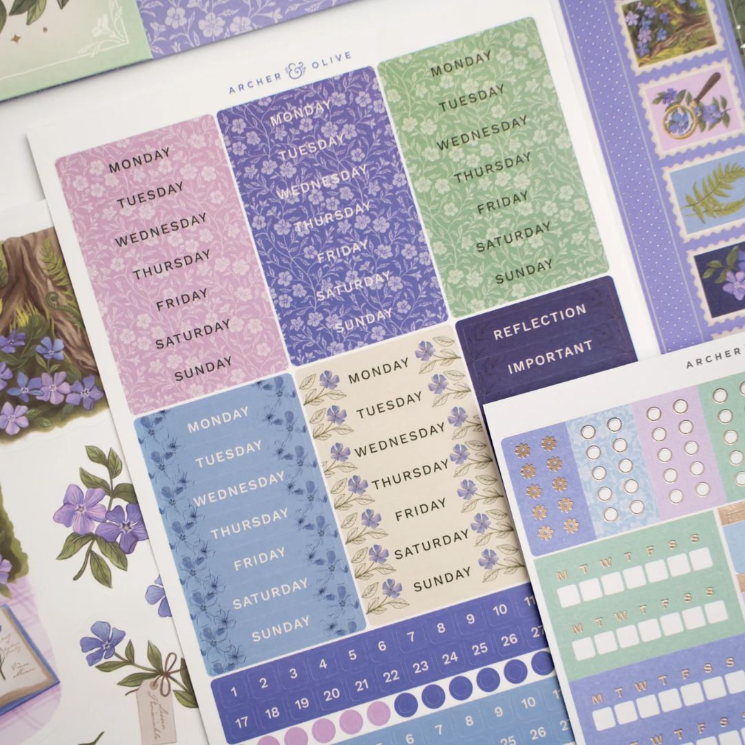 Wild Periwinkle Journal Kit Everyday Collection - Archer & Olive - Archer & Olive