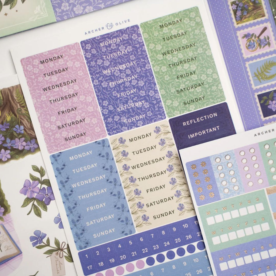 Wild Periwinkle Journal Kit Everyday Collection - Archer & Olive - Archer & Olive