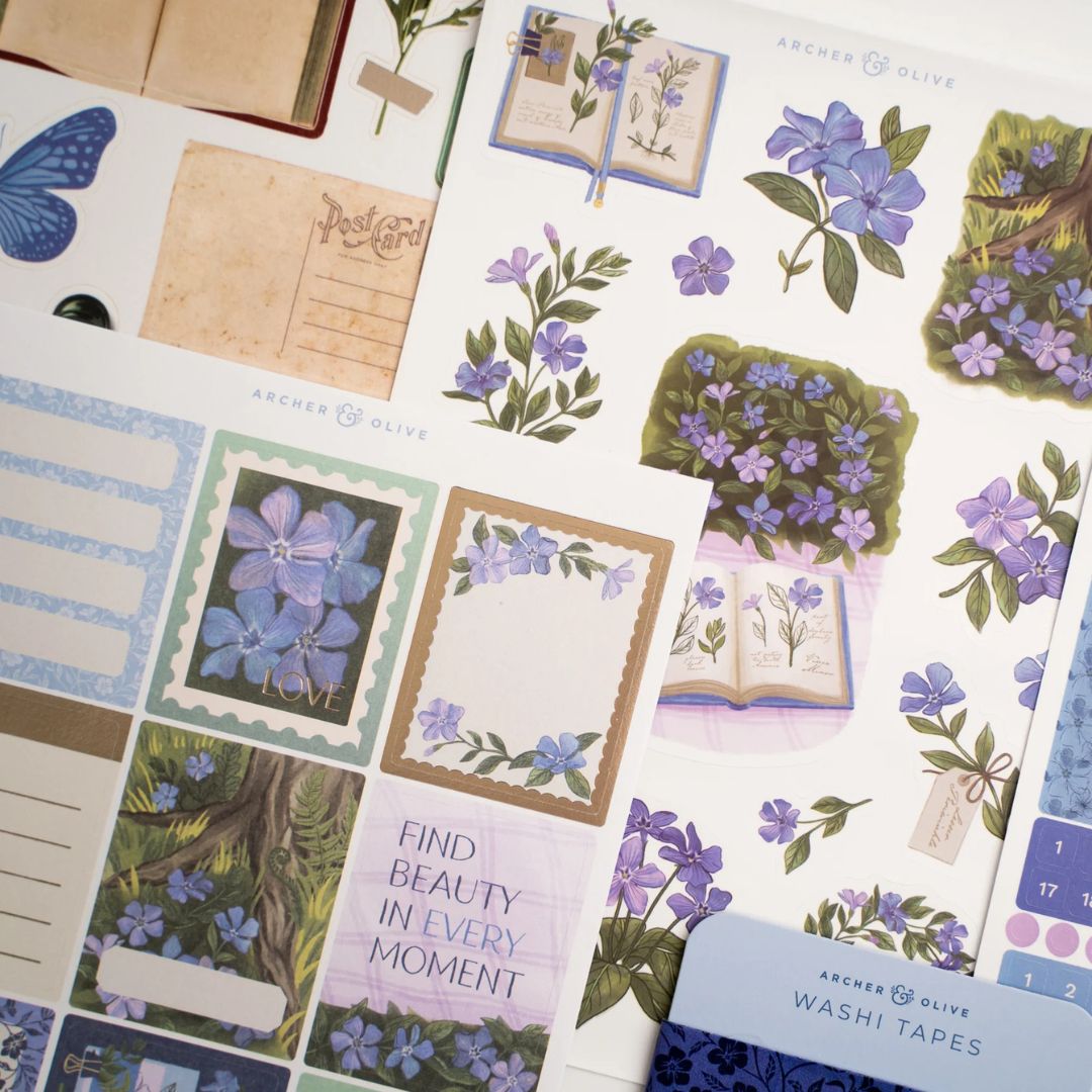 Wild Periwinkle Journal Kit Everyday Collection - Archer & Olive - Archer & Olive