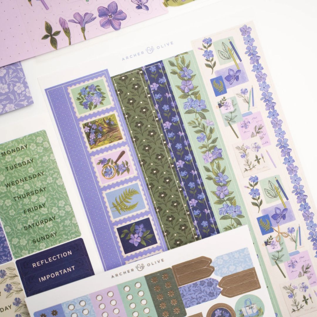 Wild Periwinkle Journal Kit Everyday Collection - Archer & Olive - Archer & Olive