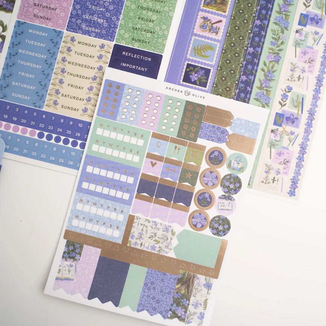 Wild Periwinkle Journal Kit Everyday Collection - Archer & Olive - Archer & Olive