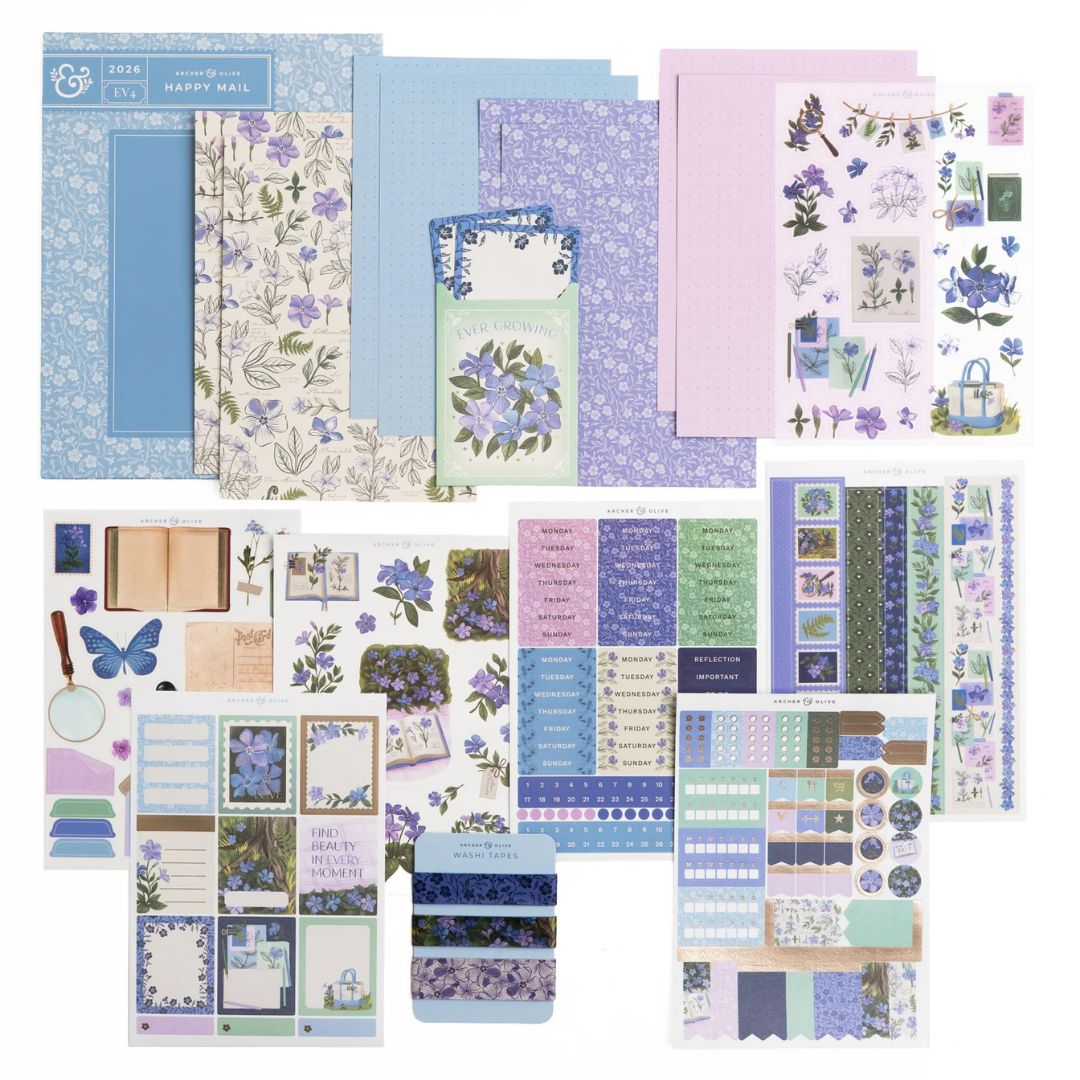 Wild Periwinkle Journal Kit Everyday Collection - Archer & Olive - Archer & Olive