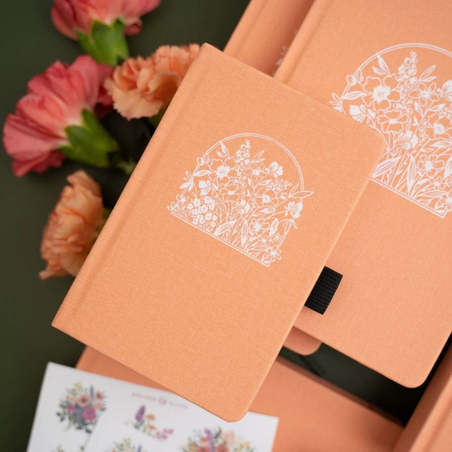 Wildflowers Framed Dotted Journal - Archer & Olive - B5 - Archer & Olive