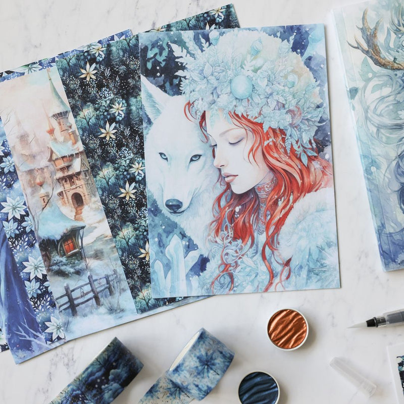 Winter Queen After Dark Stationery Box-Previous Boxes-Under the Rowan Trees-