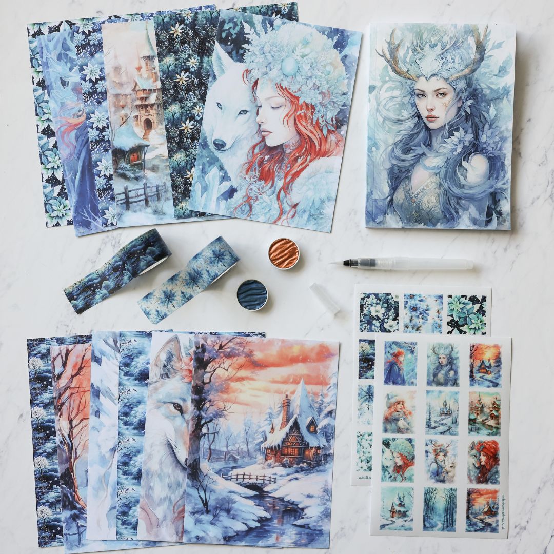 Winter Queen After Dark Stationery Box - Under the Rowan Trees - Under the Rowan Trees