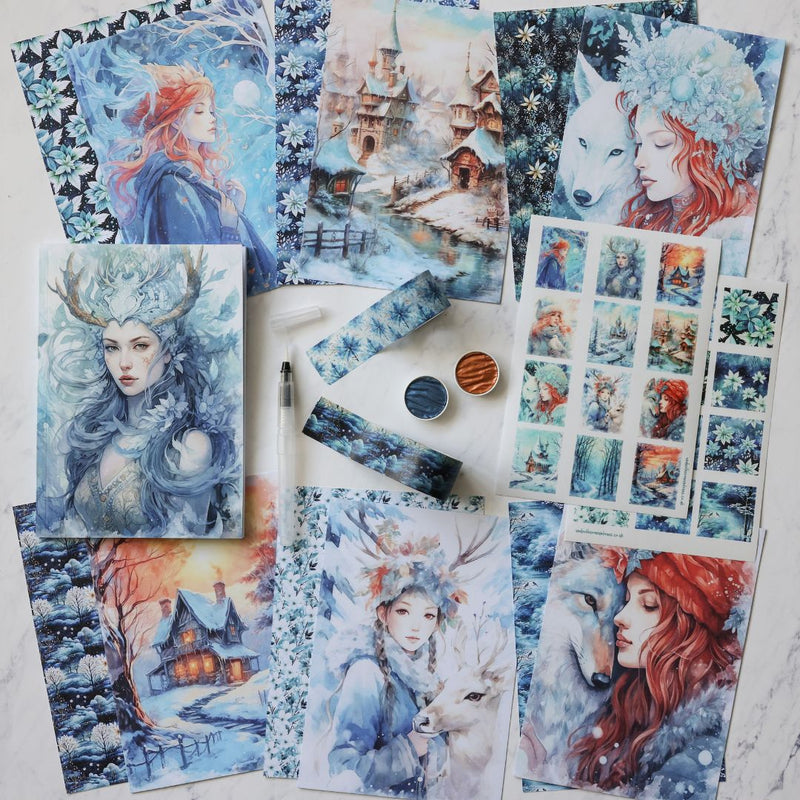 Winter Queen After Dark Stationery Box-Previous Boxes-Under the Rowan Trees-