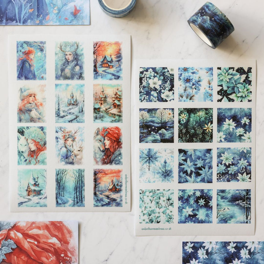 Winter Queen Sticker Sheets-Stickers-Under the Rowan Trees-Pictures