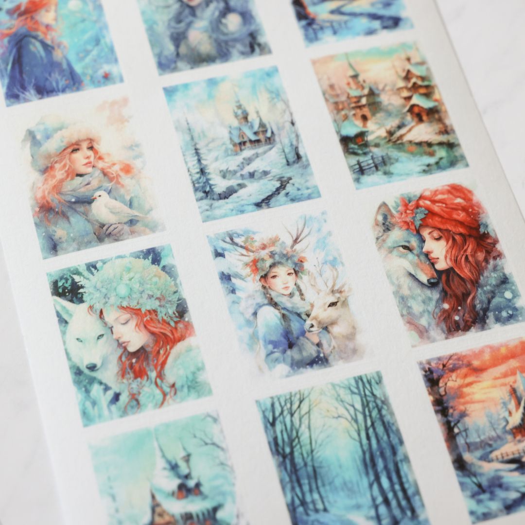 Winter Queen Sticker Sheets - Under the Rowan Trees - Under the Rowan Trees