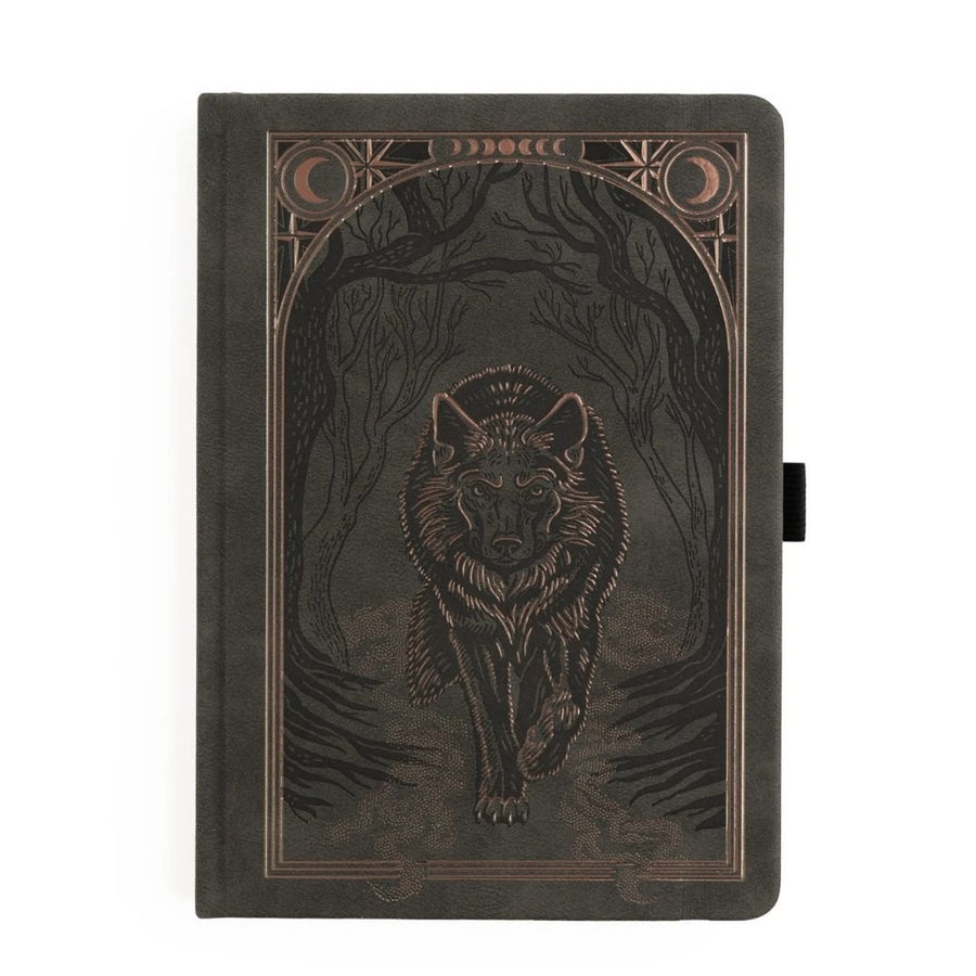 Wolf In The Night Dot Grid Journal - A5 - Archer & Olive