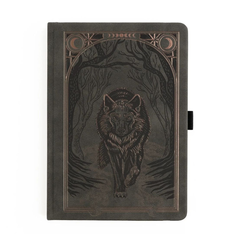 Wolf In The Night Dot Grid Journal - B6 - Archer & Olive