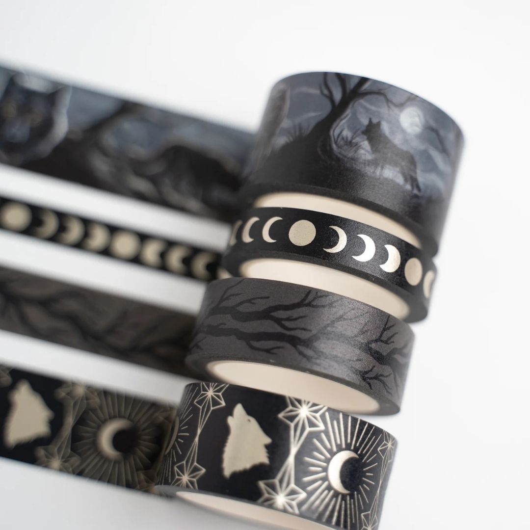 Wolf In The Night Washi Tape Set - Archer & Olive
