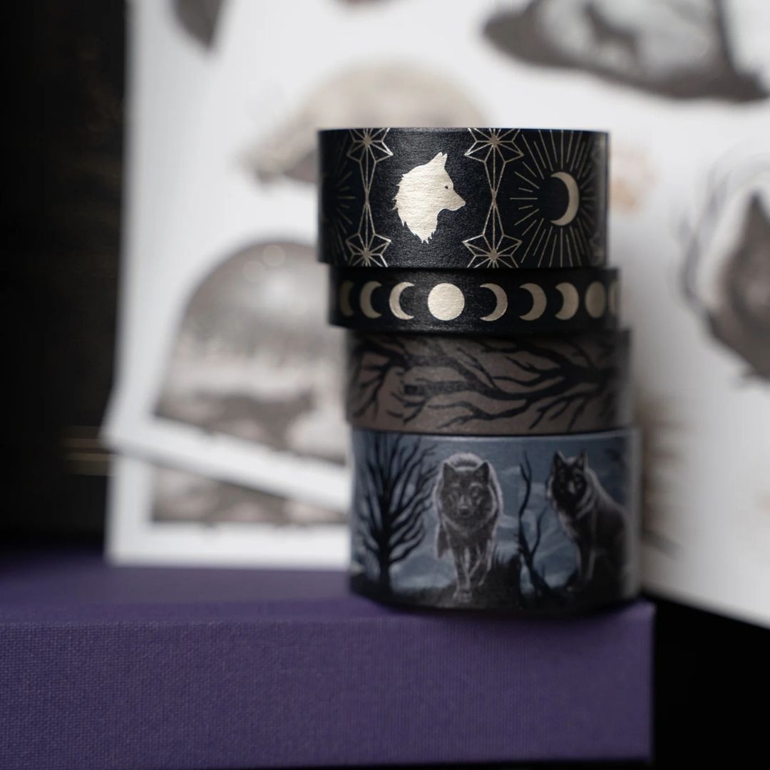 Wolf In The Night Washi Tape Set - Archer & Olive