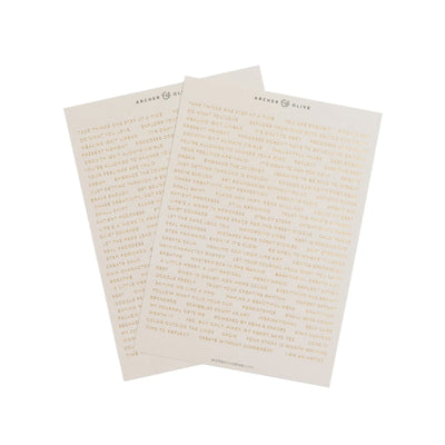Word Stickers Soft Nature - Archer & Olive - Archer & Olive