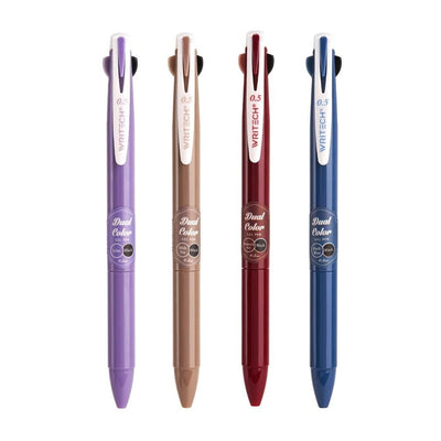 Writech Dual Colour Gel Pens - Set of 4 - Writech