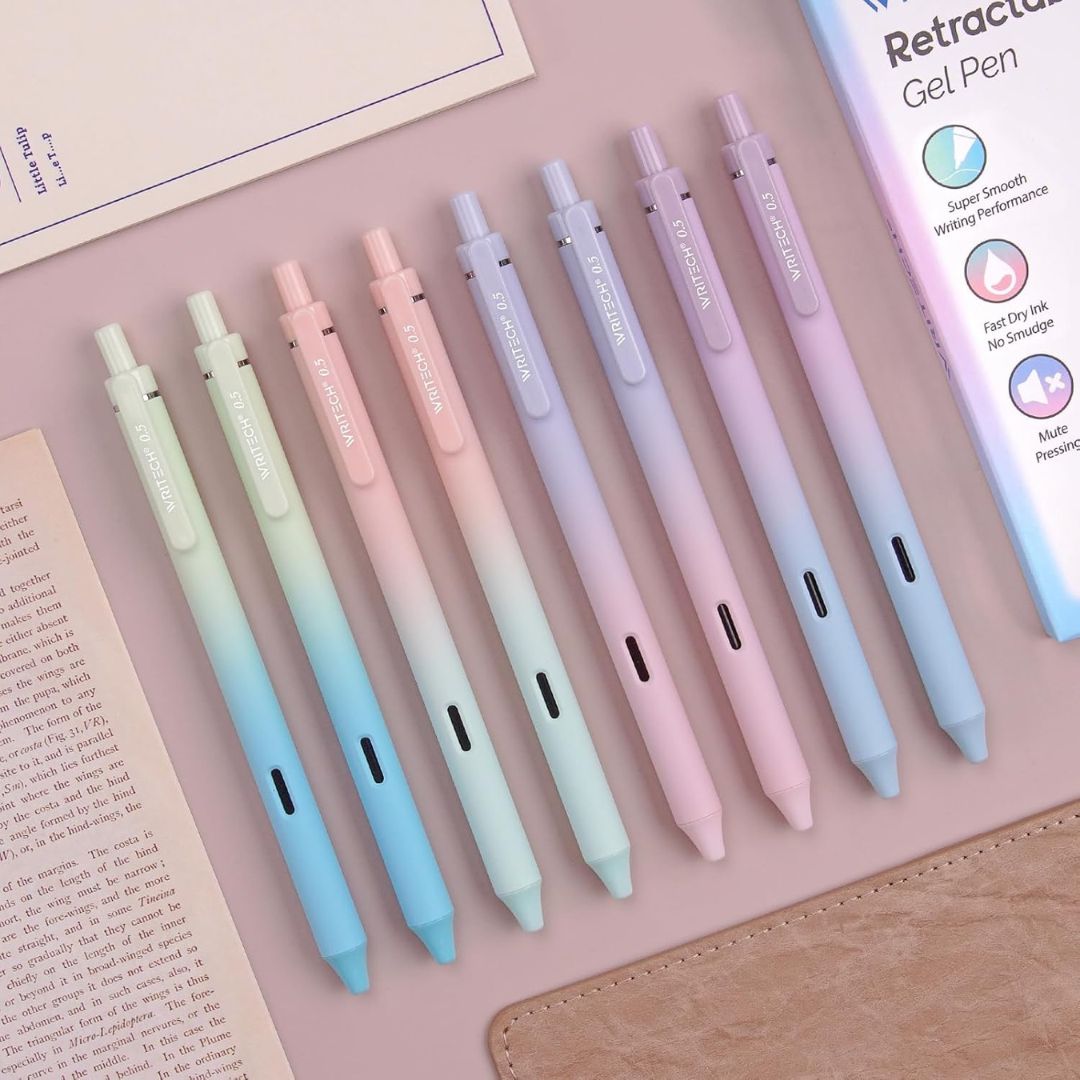 Writech Ombre Gel Pens - Black Ink - Writech