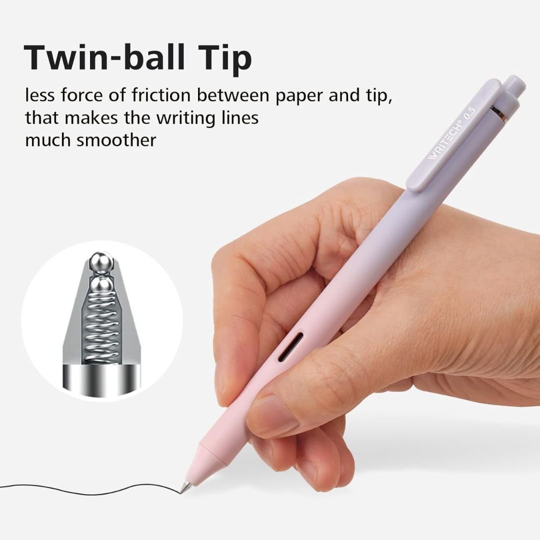Writech Ombre Gel Pens - Black Ink - Writech