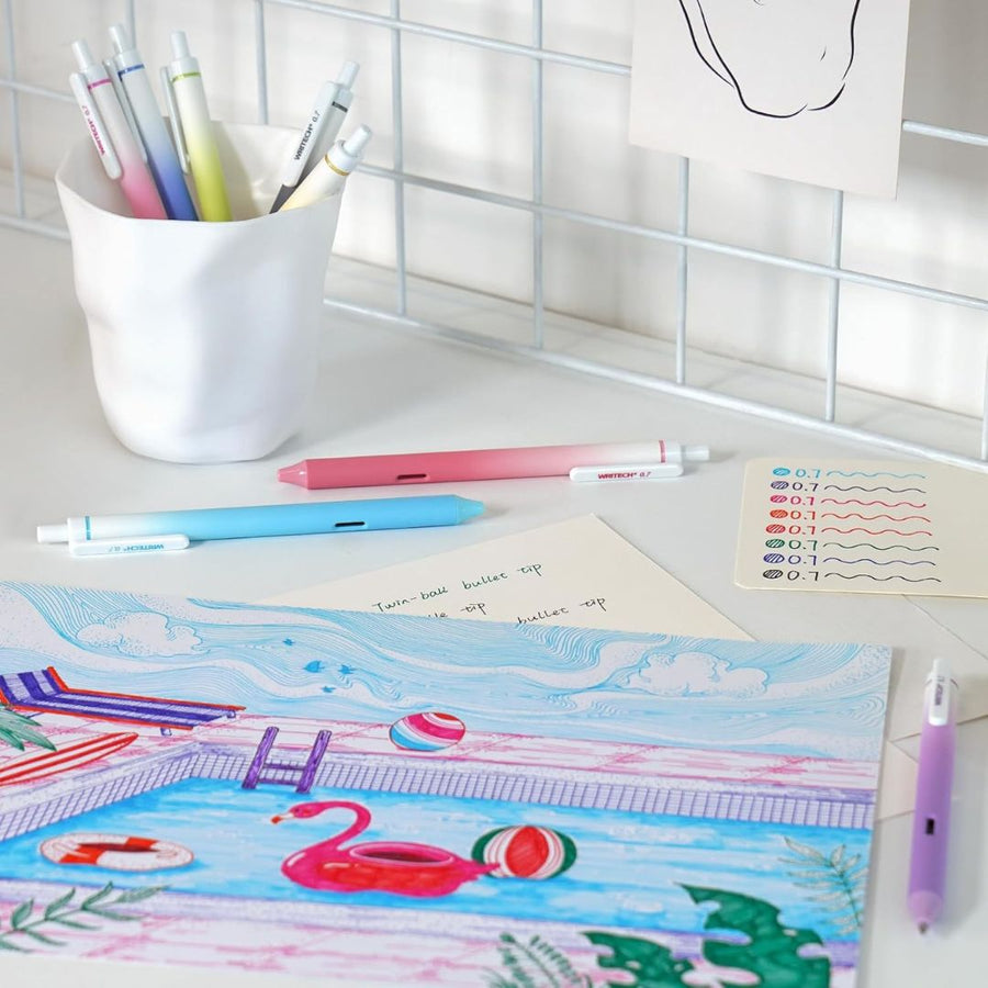 Writech Primary Ombre Gel Pens - Writech
