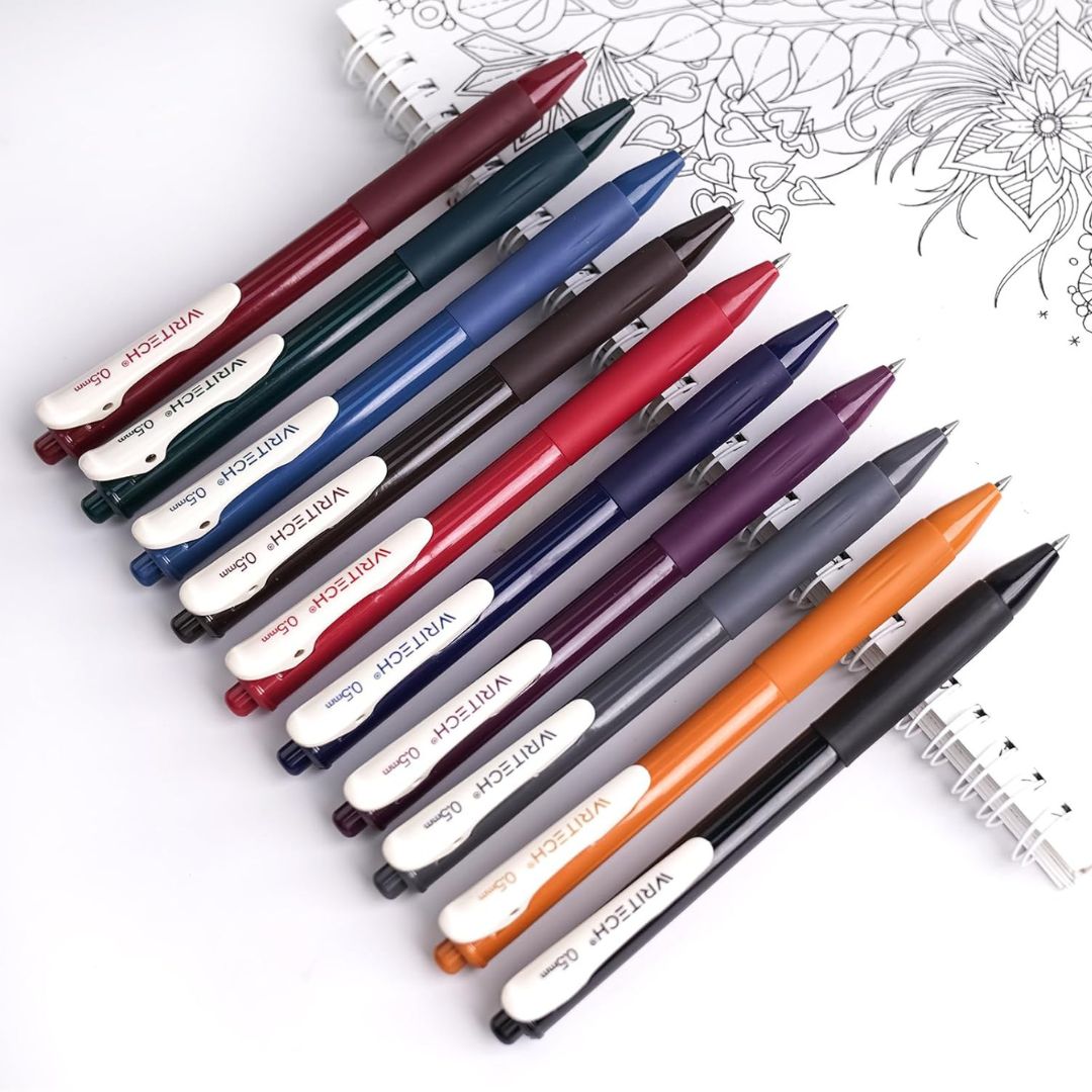 Writech Vintage Colour Gel Pens - Set 1 - Writech