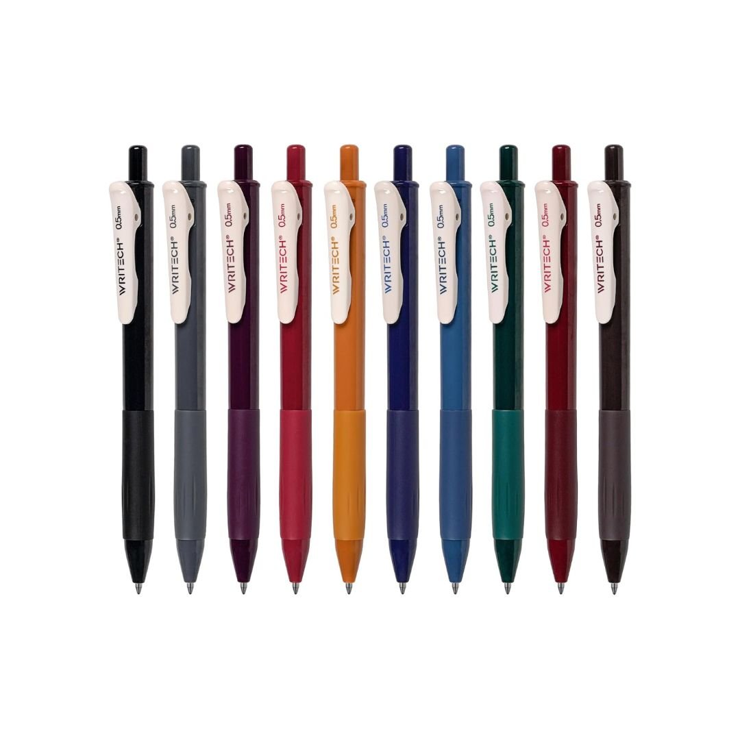 Writech Vintage Colour Gel Pens - Set 1 - Writech