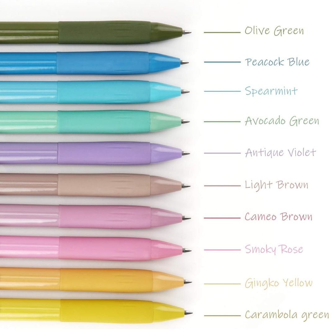 Writech Vintage Colour Gel Pens - Set 1 - Writech