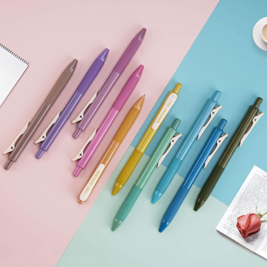 Writech Vintage Colour Gel Pens - Set 1 - Writech