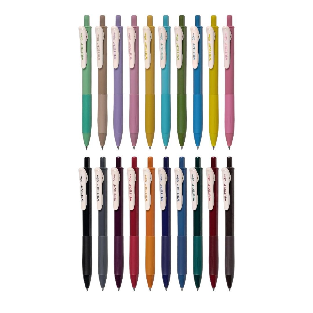 Writech Vintage Colour Gel Pens - Set 1 - Writech