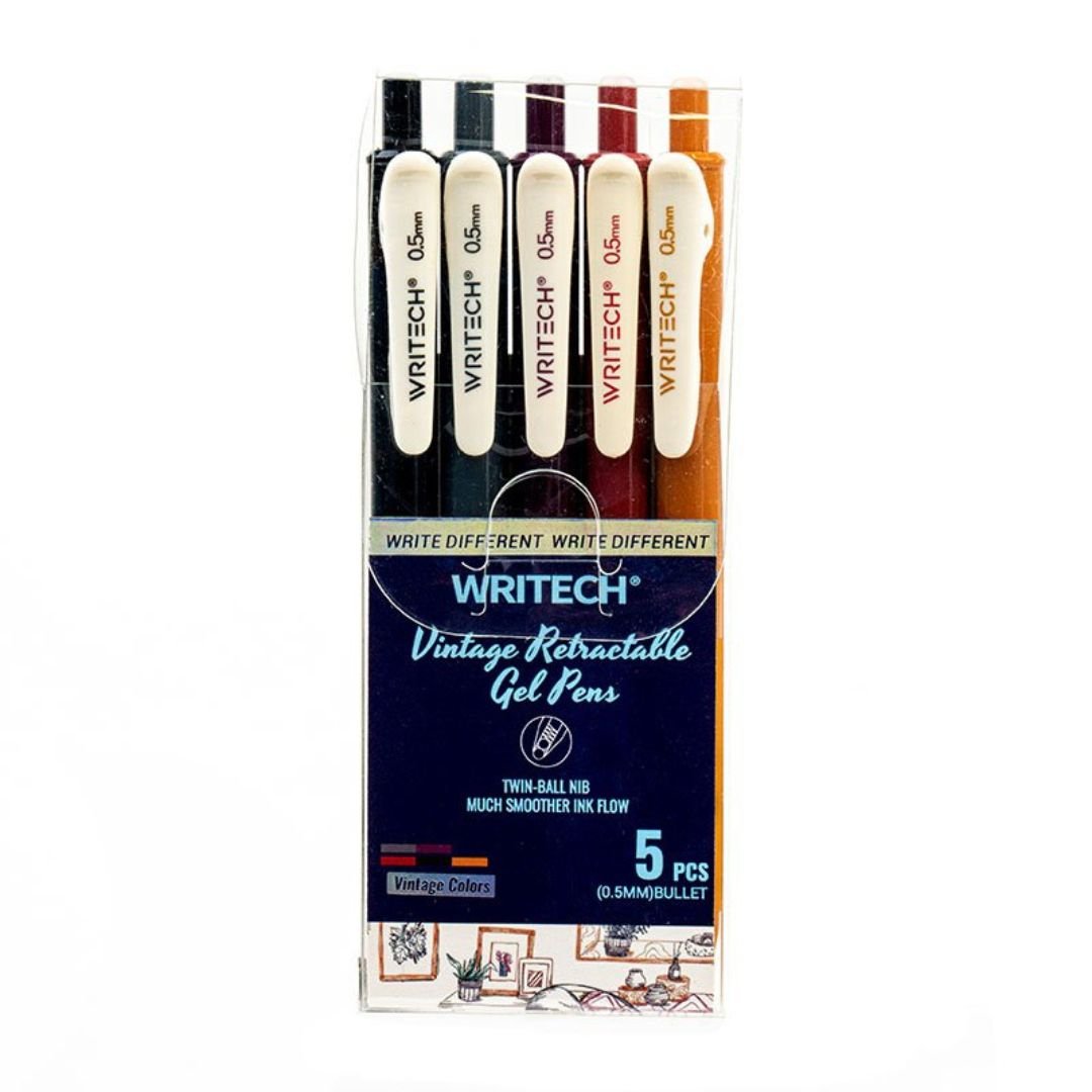 Writech Vintage Colour Gel Pens - Set 1 - Writech