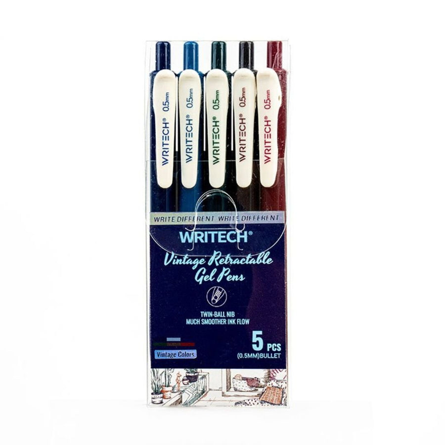 Writech Vintage Colour Gel Pens - Set 2 - Writech
