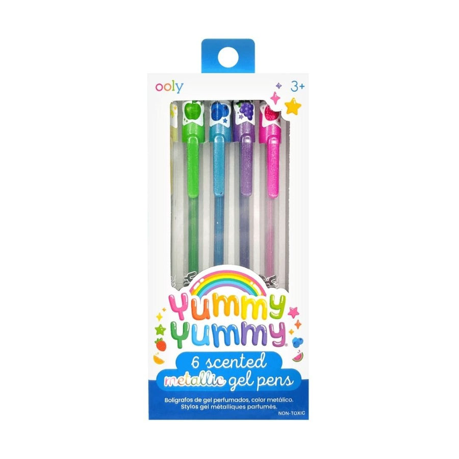Yummy Yummy Scented Gel Pens Metallic - Set of 6 - Ooly