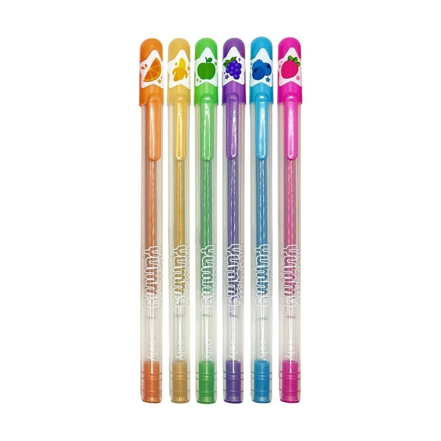 Yummy Yummy Scented Gel Pens Metallic - Set of 6 - Ooly