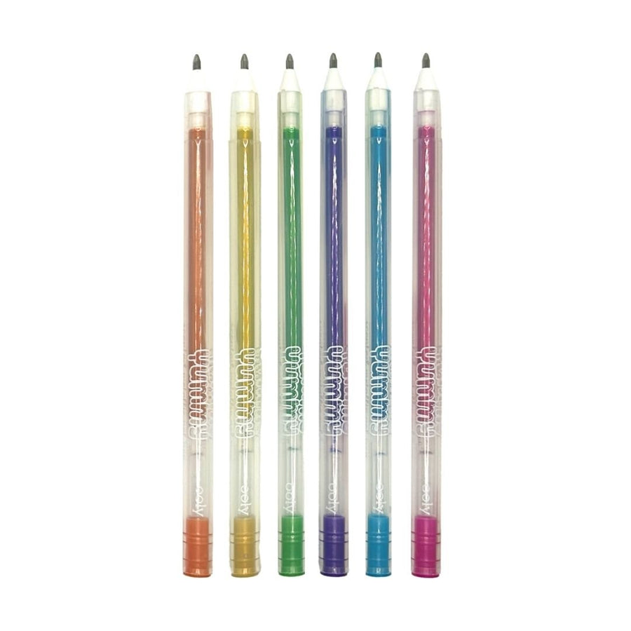 Yummy Yummy Scented Gel Pens Metallic - Set of 6 - Ooly